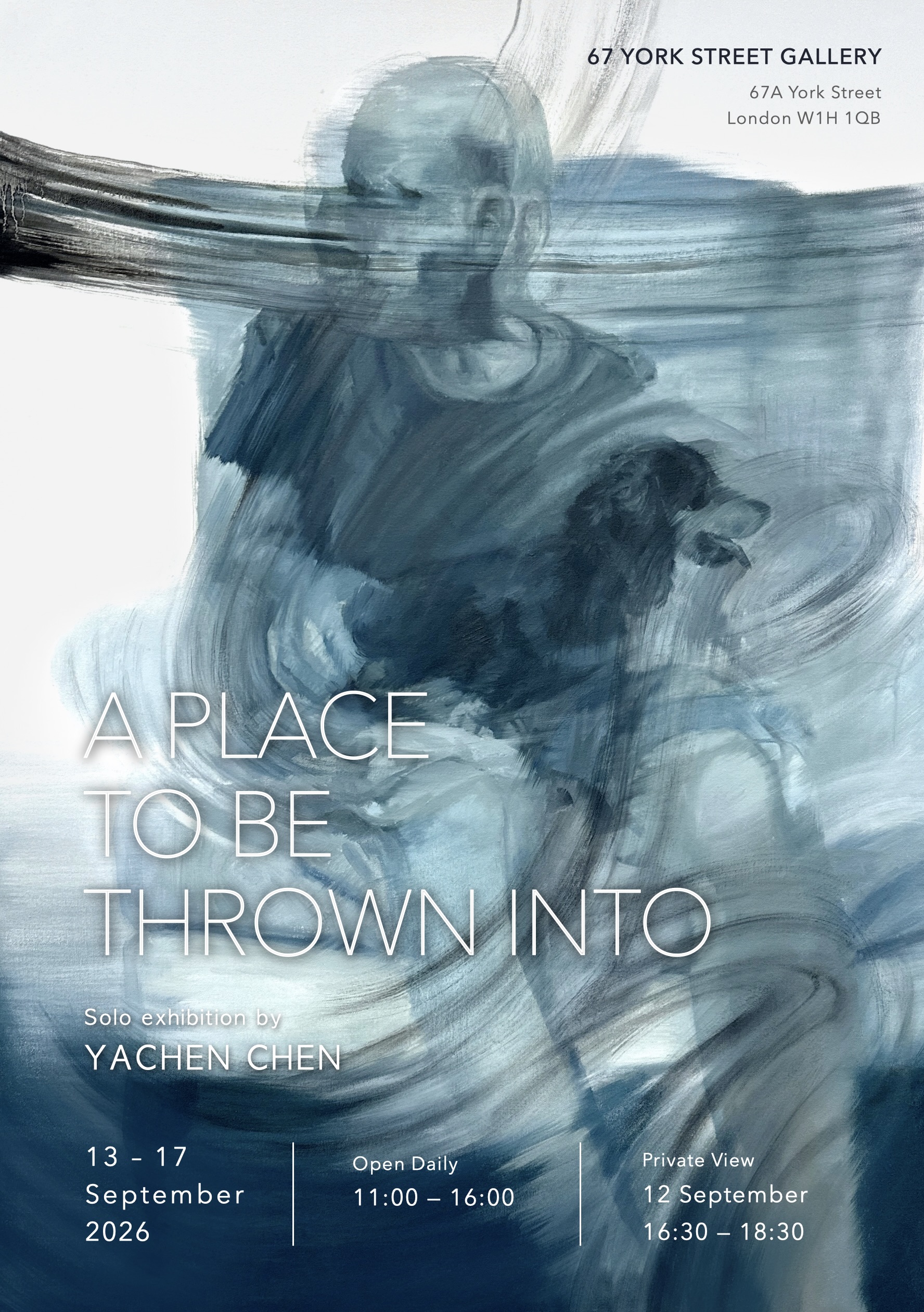 A Place to Be Thrown Into exhibition poster